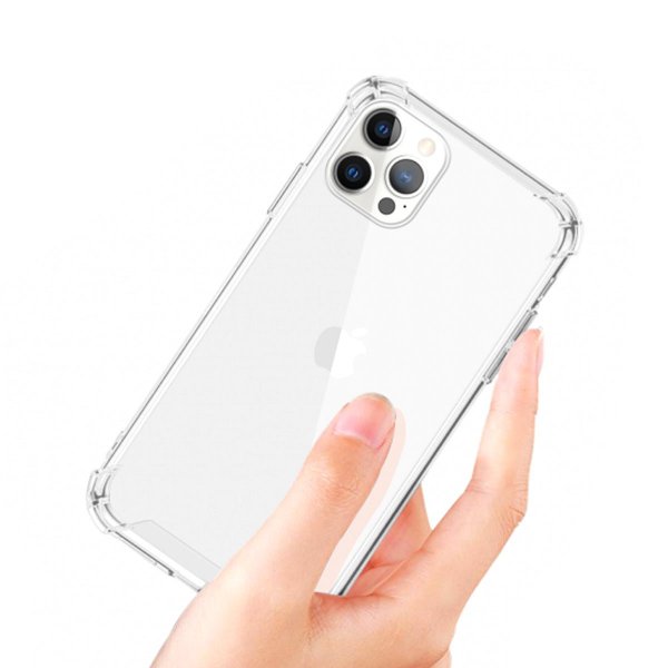 iPhone 12/iPhone 12 Pro Skal Stöttålig Transparent