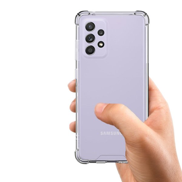 Samsung Galaxy A52/A52s 5G Skal Förstärkta Hörn Transparent