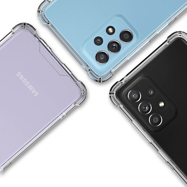 Samsung Galaxy A52/A52s 5G Skal Förstärkta Hörn Transparent