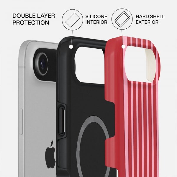 Burga iPhone Air Skal Tough MagSafe Strawberry Jam