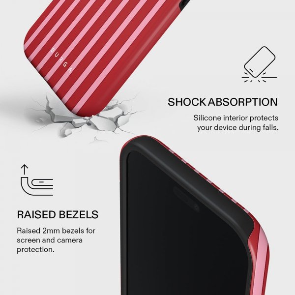 Burga iPhone Air Skal Tough MagSafe Strawberry Jam
