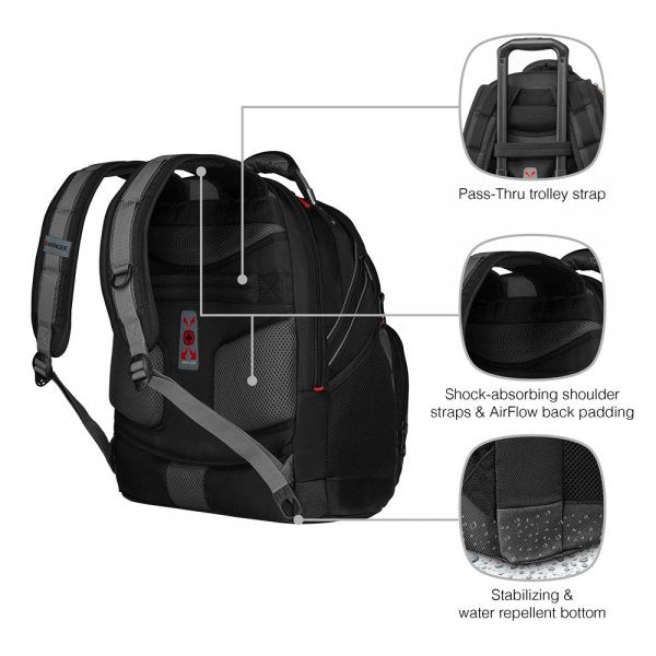 Wenger Synergy 16" Datorryggsäck Grå/Svart
