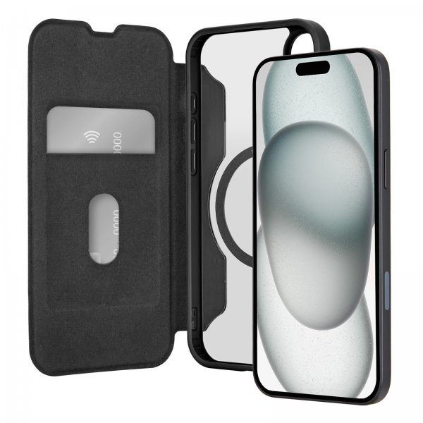 Puro iPhone 16 Fodral Book Mag 2 Svart