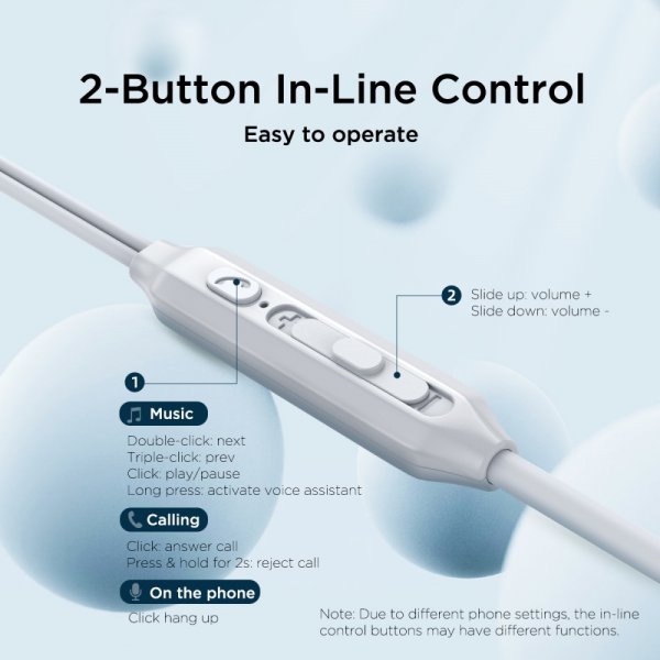 Joyroom Trådade Hörlurar EC06 USB-C Silver
