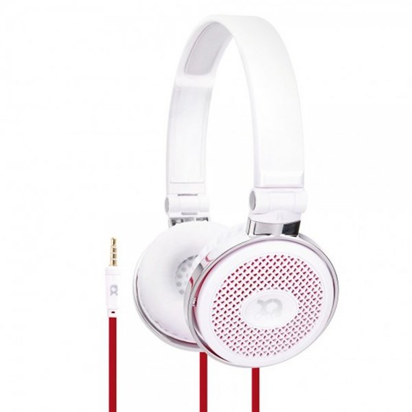 Xqisit Trådade Over-Ear Hörlurar H100 3.5mm Vit