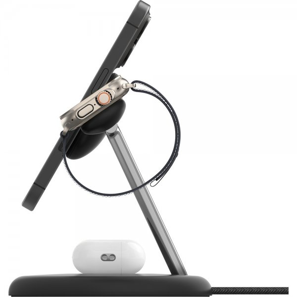 Belkin Trådlös Laddare BoostCharge Pro 3-in-1 MagSafe Qi2 15W Svart