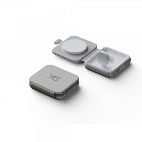 Xtorm Trådlös Laddare Foldable Wireless Travel Charger 2in1 MagSafe