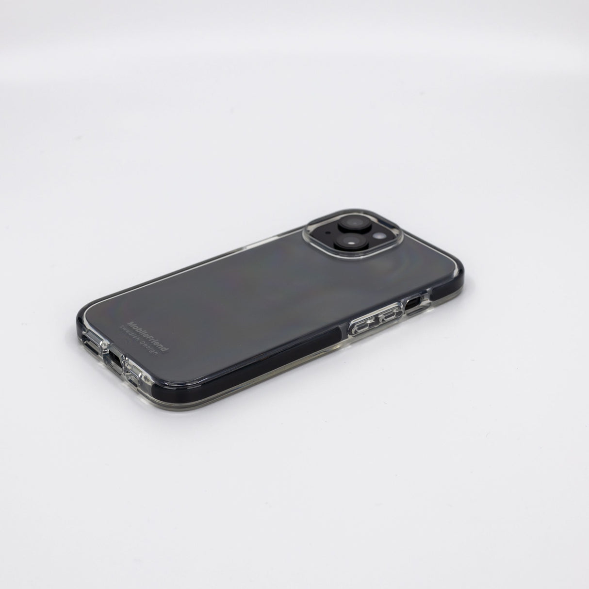 MobileFriend iPhone 13/14/15/16e/17e Skal Seethrough Transparent