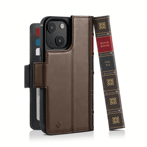 Twelve South iPhone 14 Plus Fodral BookBook MagSafe Brun