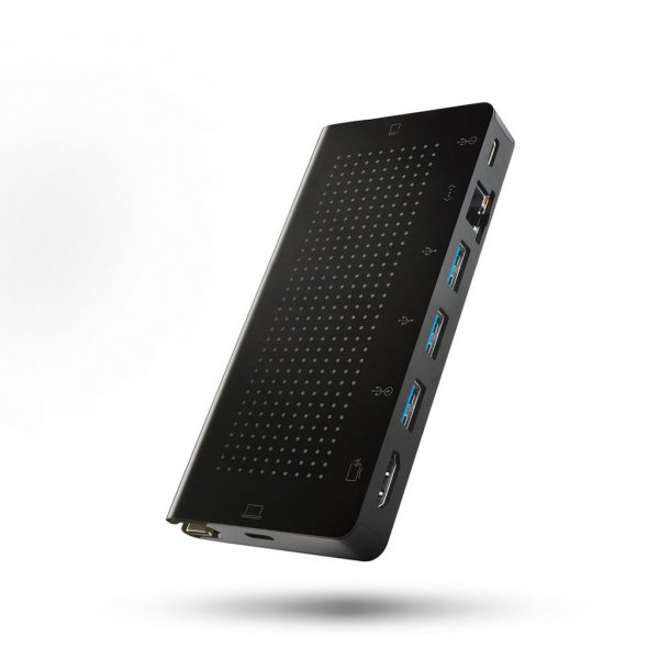 Twelve South StayGo USB-C Hub Svart