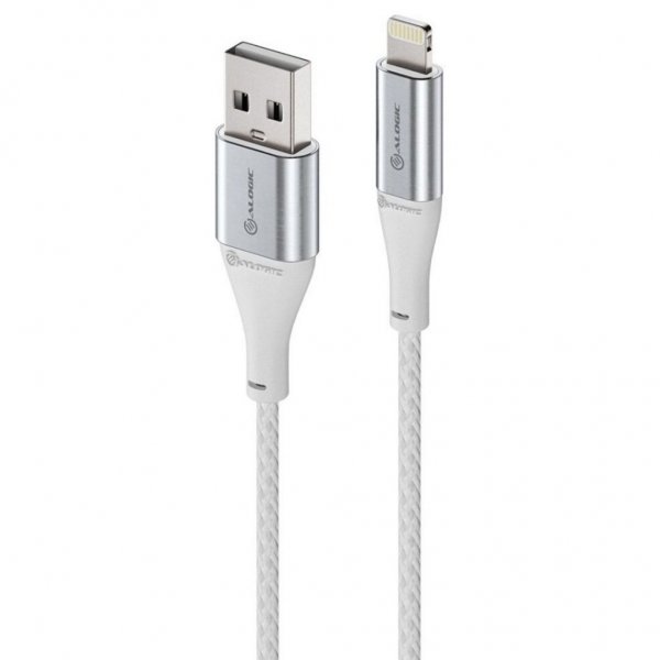 ALOGIC Ultra USB-A till Lightning-kabel 1.5 m Silver