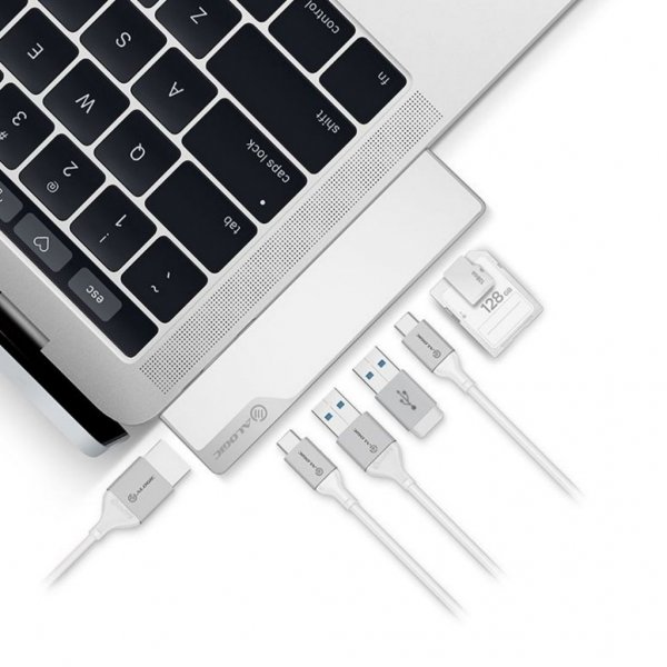 ALOGIC Ultra USB-C Dock NANO Gen 2 - HDMI. USB. SD-Kort 100W PD Silver