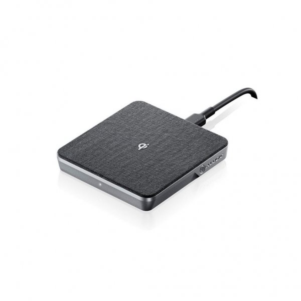 ALOGIC Trådlös Laddare Qi laddning 10W - med USB-A till USB-C kabel Space Grey