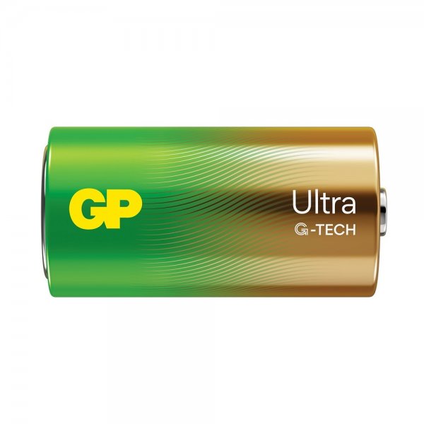 GP Ultra Alkaline C-batteri 14AU/LR14 2-pack