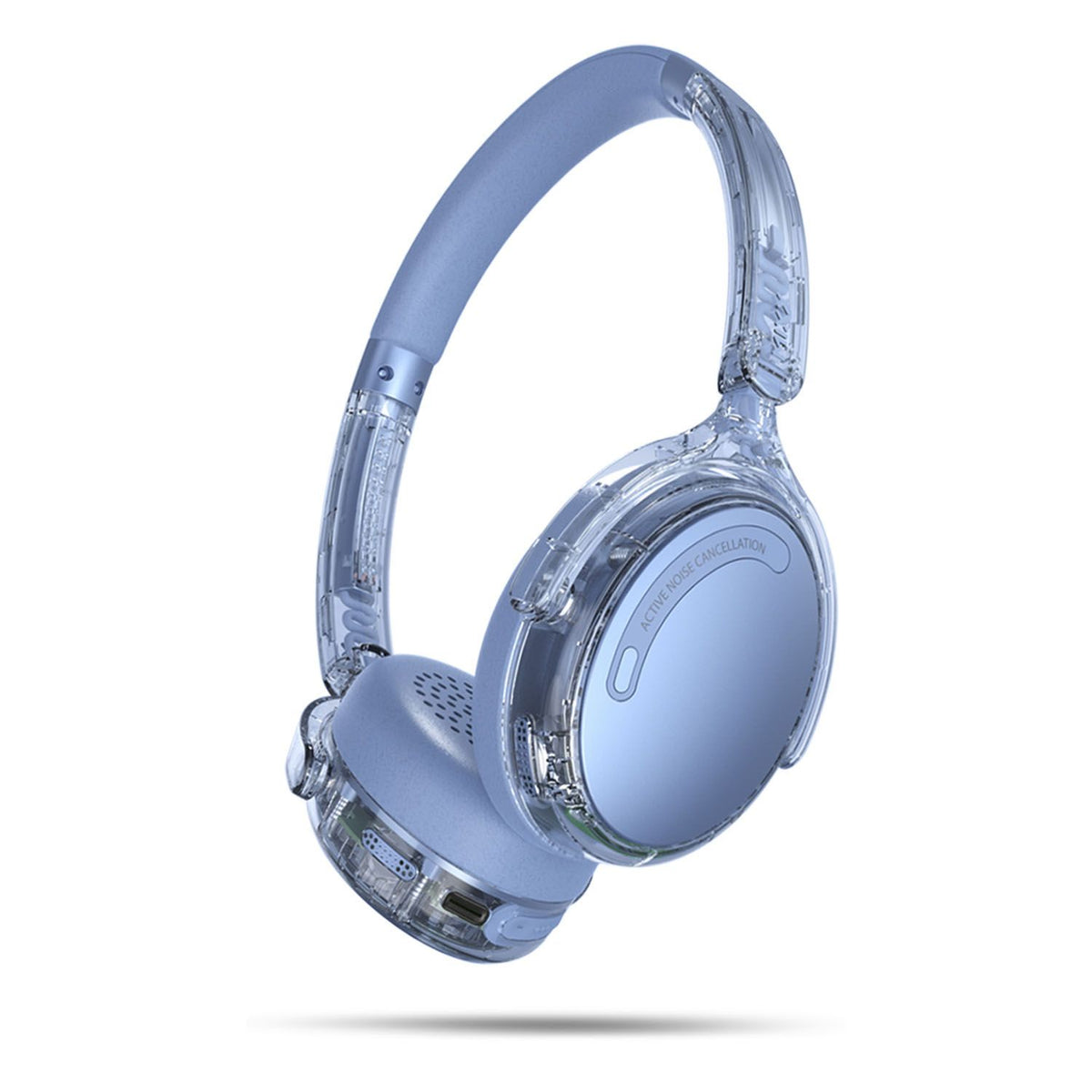 Mixx Trådlösa On-Ear Hörlurar StreamQ Go ANC Clear Blå