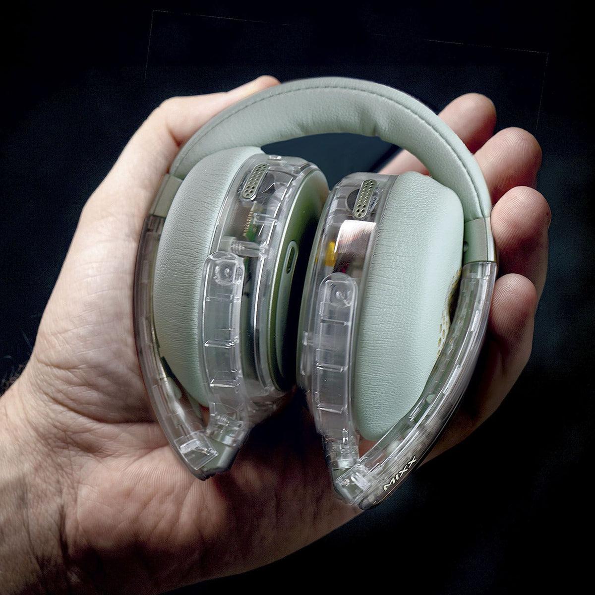 Mixx Trådlösa On-Ear Hörlurar StreamQ Go ANC Clear Grön