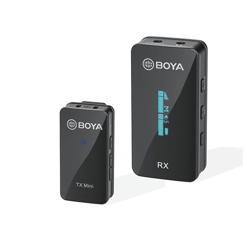 Boya Trådlös Mikrofon BY-XM6-S1 Mini 3.5mm