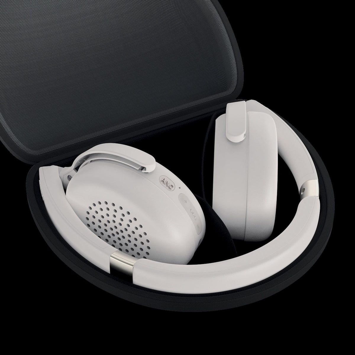 Mixx Trådlösa On-Ear Hörlurar StreamQ Go ANC Beige