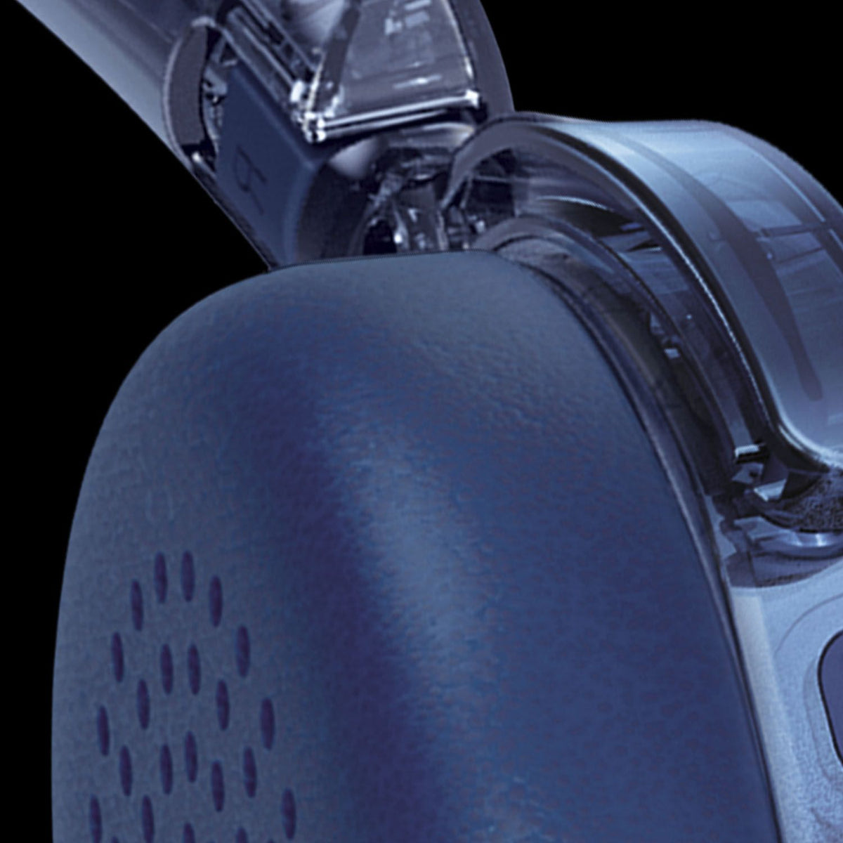 Mixx Trådlösa On-Ear Hörlurar StreamQ Go ANC Clear Marinblå