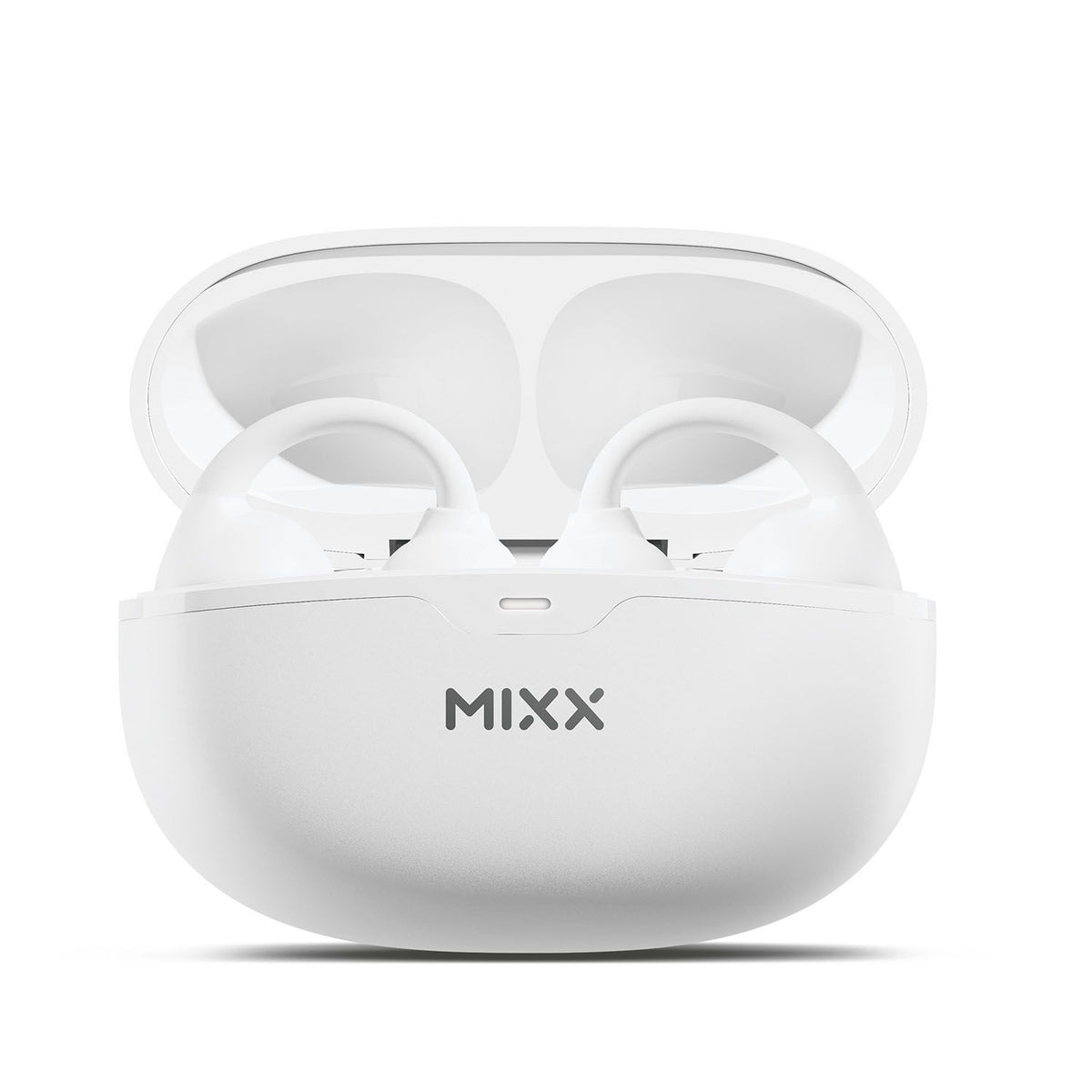 Mixx Trådlösa Open-Ear Hörlurar StreamBuds Switch Clips Vit