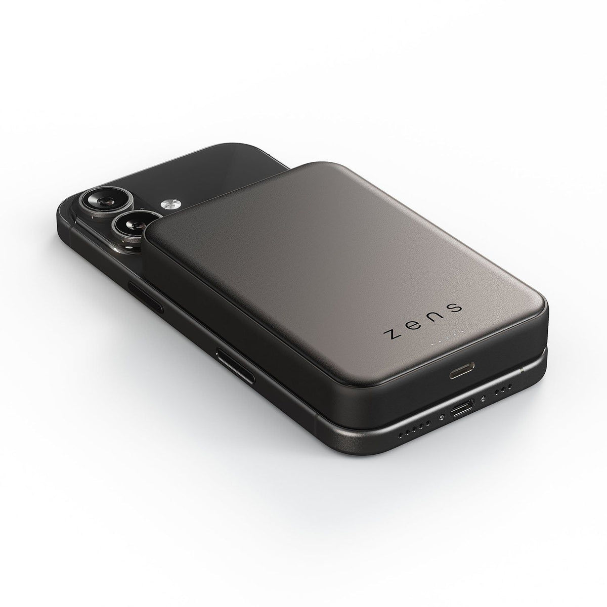 Zens Semi Solid State Powerbank Qi2.2 10 000 mAh Svart