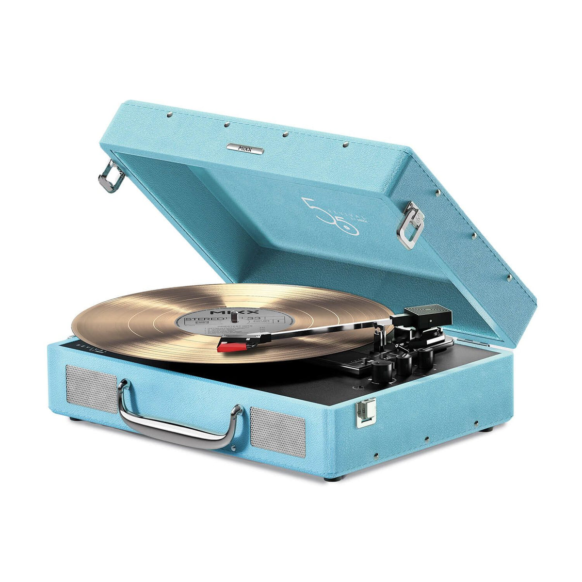 Mixx Revival 55 Vinylspelare Stereo Turkos