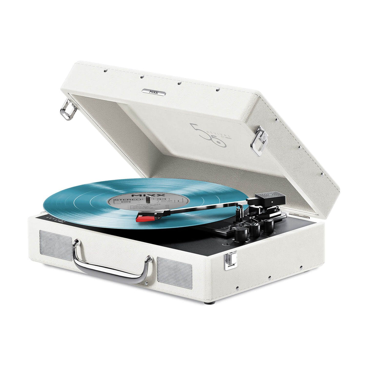 Mixx Revival 55 Vinylspelare Stereo Cream
