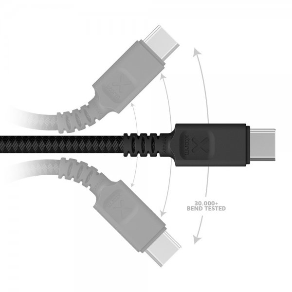 Xtorm USB-A till USB-C Kabel Next Gen 60W 3m Svart