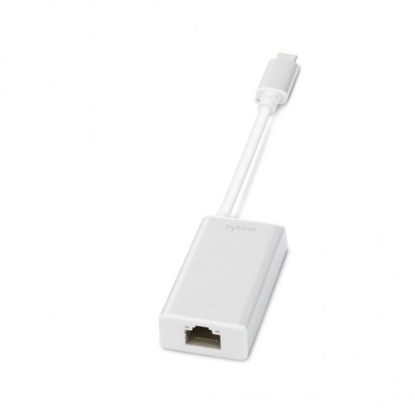 Moshi USB-C till Gigabit Ethernet-adapter Vit