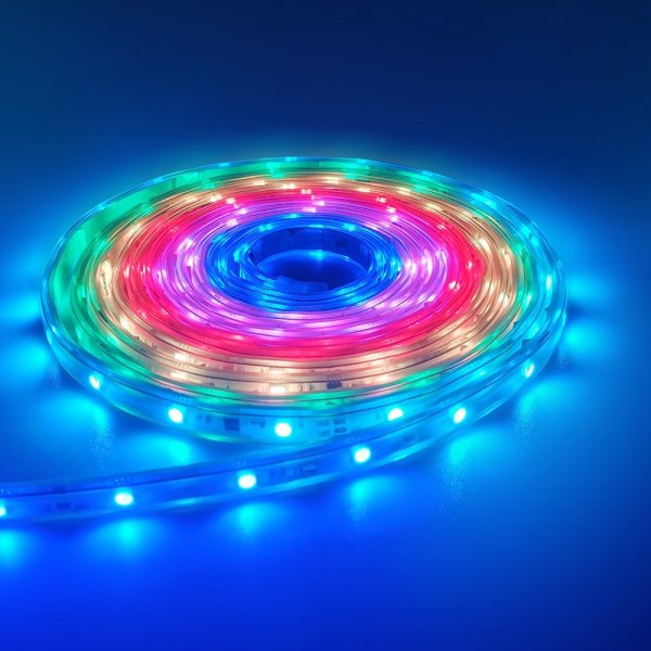 Deltaco Smart Home Utomhus LED-slinga RGB IP65 2x5m