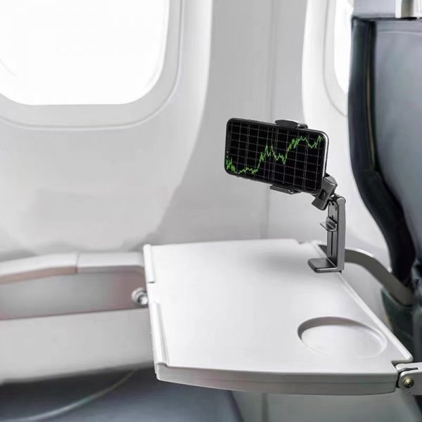 Vikbar Telefonhållare till Flygplan/Bord