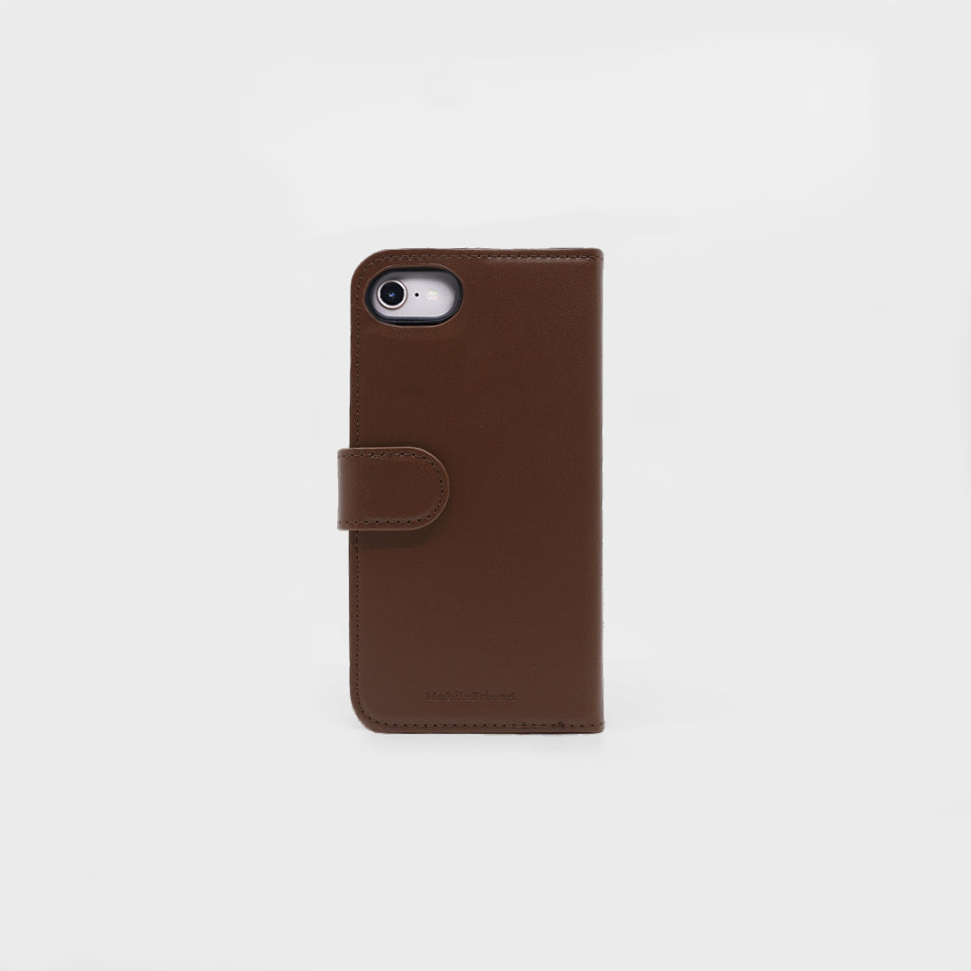 MobileFriend iPhone 7/8/SE Fodral Magnetiskt Brun