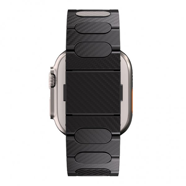 Just Mobile Apple Watch 44/45/46mm/Apple Watch Ultra Armband Kolfiber