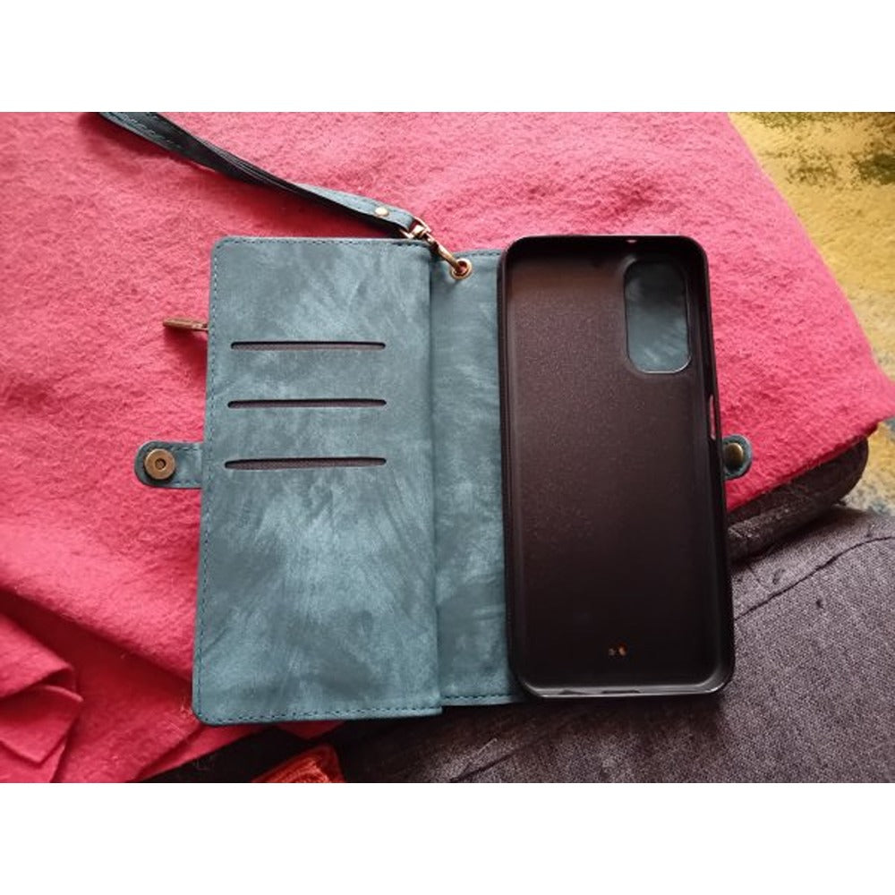 CaseMe Samsung Galaxy A14 Fodral 008 Series Löstagbart Skal Petrol