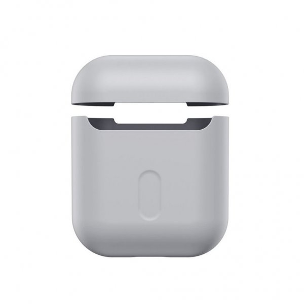 Baseus AirPods 1/2 Skal Silikon Grå