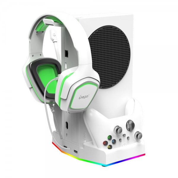 Ipega Xbox Series S Dockningsstation med fläkt och headset-hållare