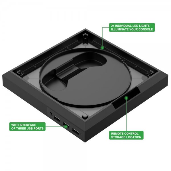 Xbox Series S/X Ställ med LED DSX-810 RGB
