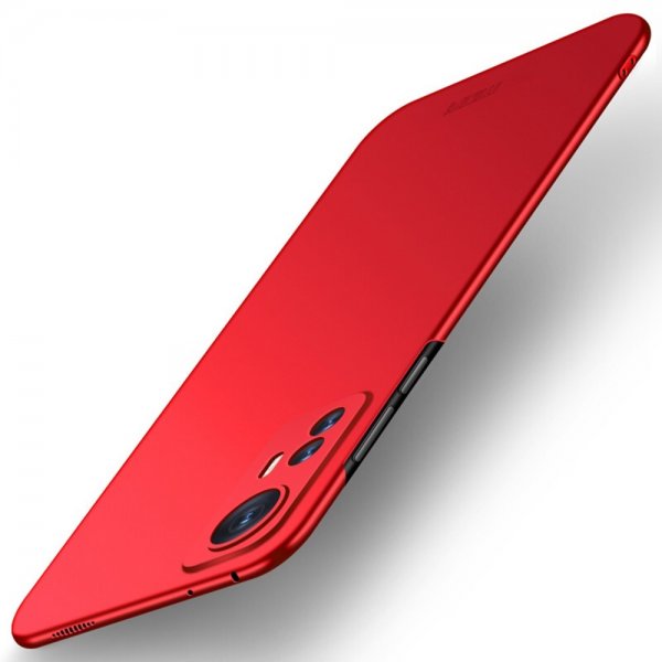 Mofi Xiaomi 12/12X Skal Shield Slim Röd