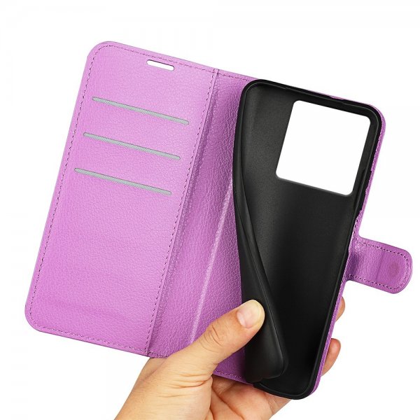 Xiaomi 13T/13T Pro Fodral Litchi Lila