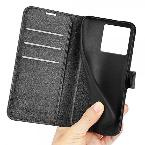 Xiaomi 13T/13T Pro Fodral Litchi Svart