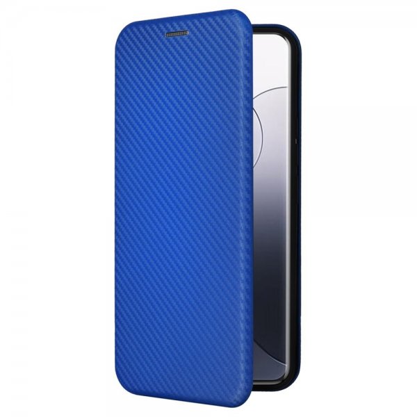 Xiaomi 14 Fodral Kolfibertextur Blå