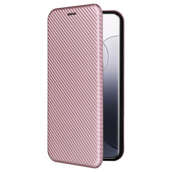 Xiaomi 14 Fodral Kolfibertextur Roseguld