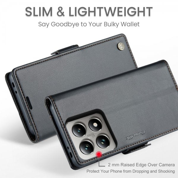 CaseMe Xiaomi 14T Fodral 023 Series Svart