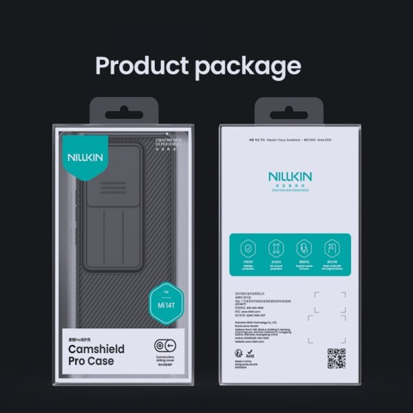 Nillkin Xiaomi 14T Skal CamShield Pro Svart