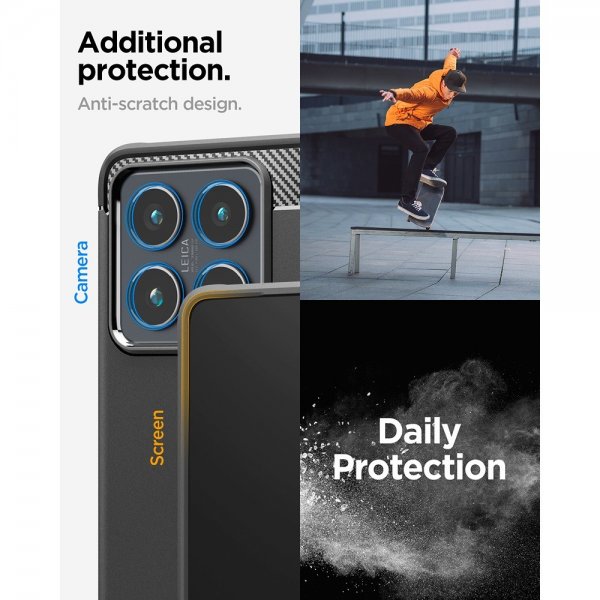 Spigen Xiaomi 14T Skal Rugged Armor Matte Black