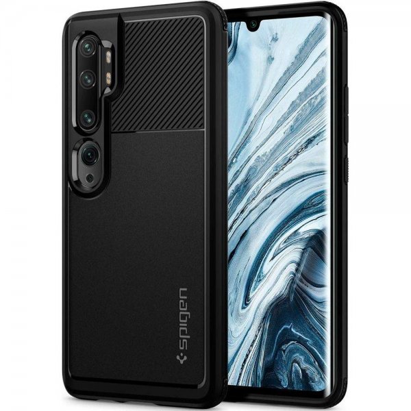 Spigen Xiaomi Mi Note 10/Mi Note 10 Pro Skal Rugged Armor Matte Black
