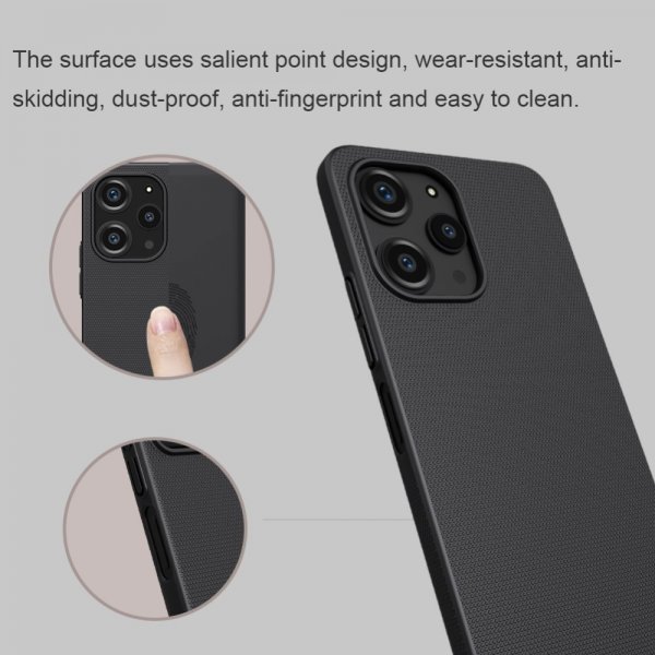 Nillkin Xiaomi Redmi 12 Skal Frosted Shield Svart
