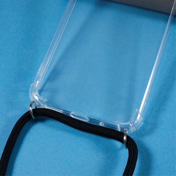 Xiaomi Redmi 12C Skal med Strap Transparent