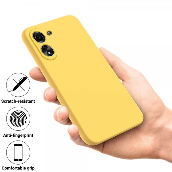 Xiaomi Redmi 13C Skal med Strap Silikon Gul