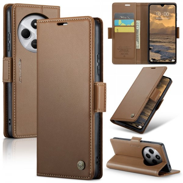 CaseMe Xiaomi Redmi 14C Fodral 023 Series Brun
